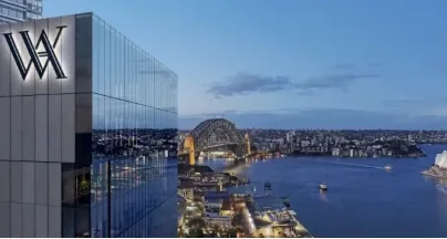 Circular Quay luxury hotel construction context for Waldorf Astoria Sydney